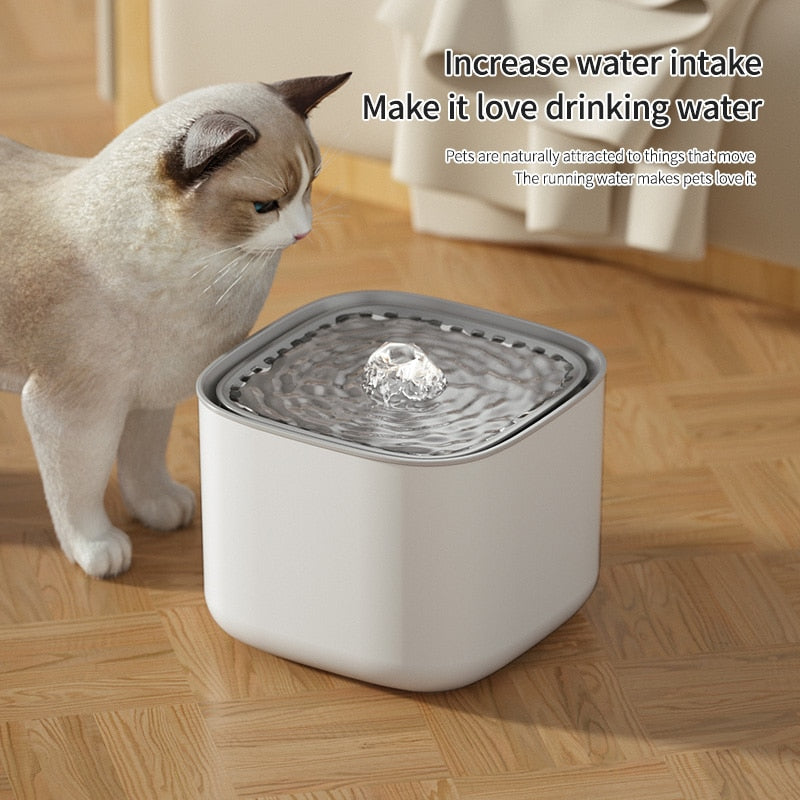 3L electric cat water fountain, view 8 - MRSLM