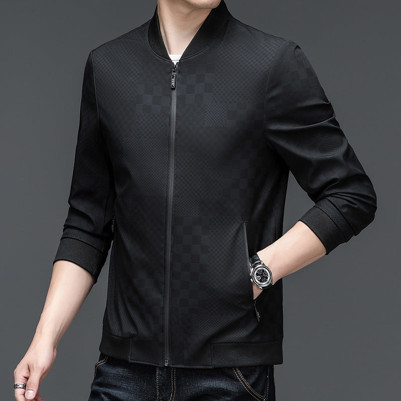 trendy casual men's jacket, view 5 - MRSLM