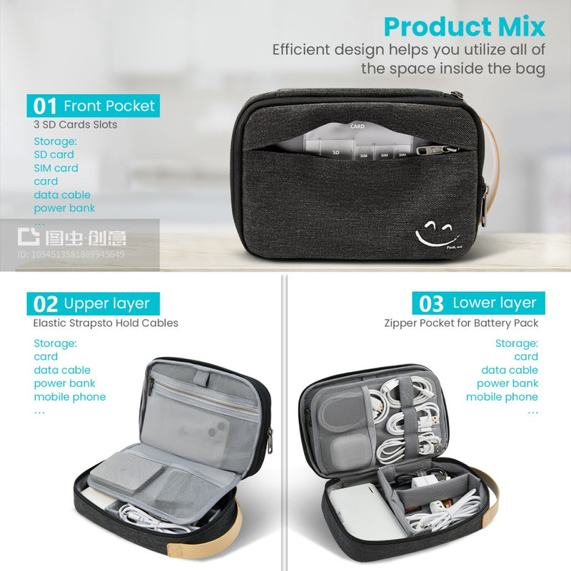 waterproof digital electronic organizer, view 6 - MRSLM