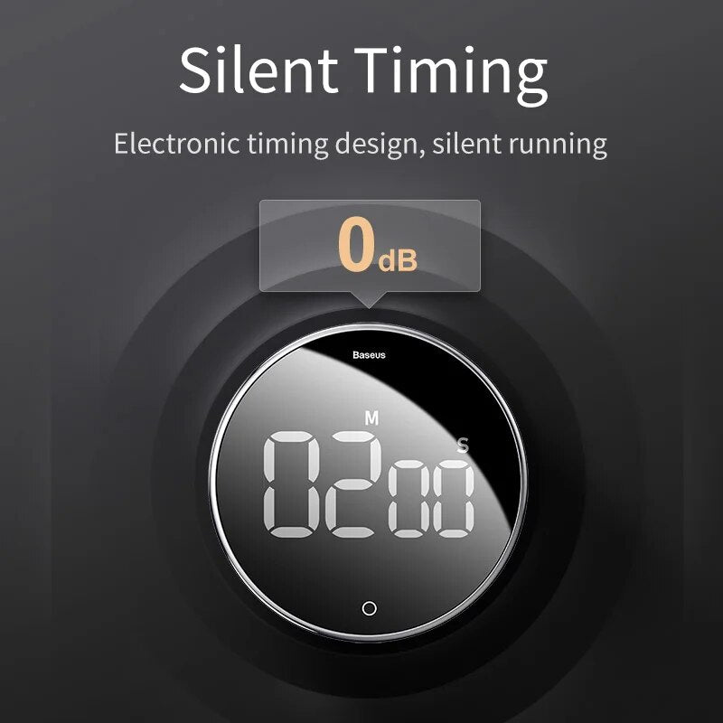 magnetic digital kitchen timer, view 6 - MRSLM