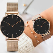 Rose gold women's bracelet watch - MRSLM