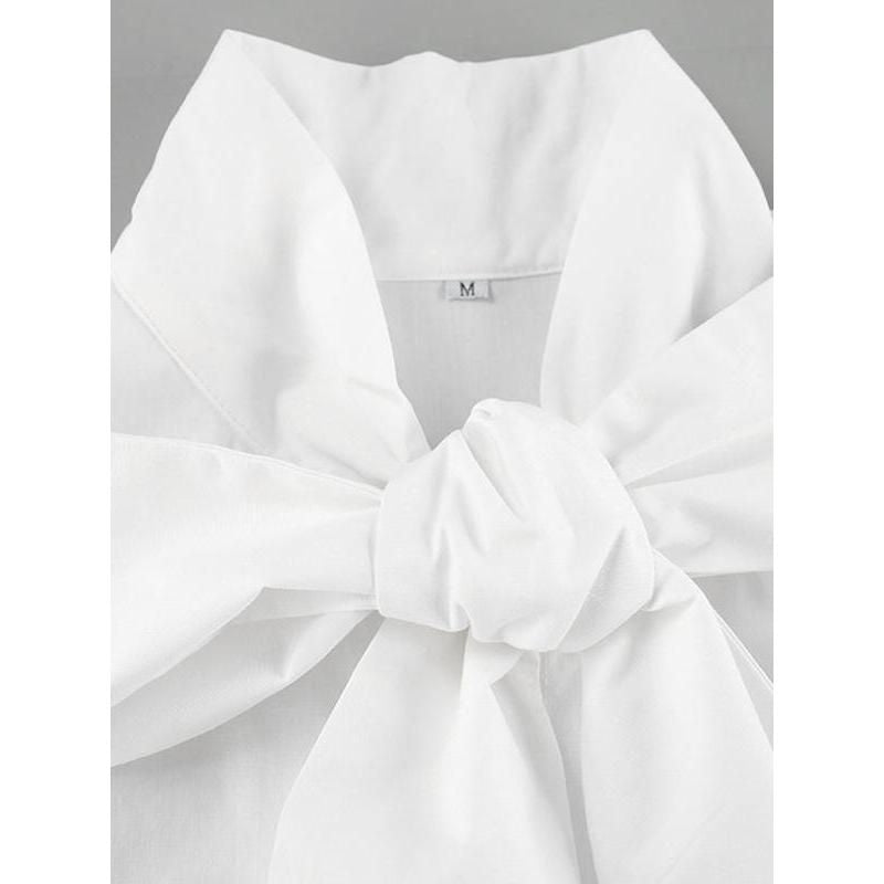 lace bow blouse, view 6 - MRSLM