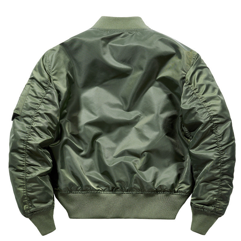 Youth loose baseball tooling jacket, view 5 - MRSLM
