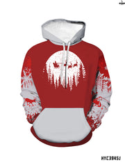 men's christmas print pullover, view 6 - MRSLM