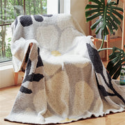 boho floral throw blanket, view 4 - MRSLM