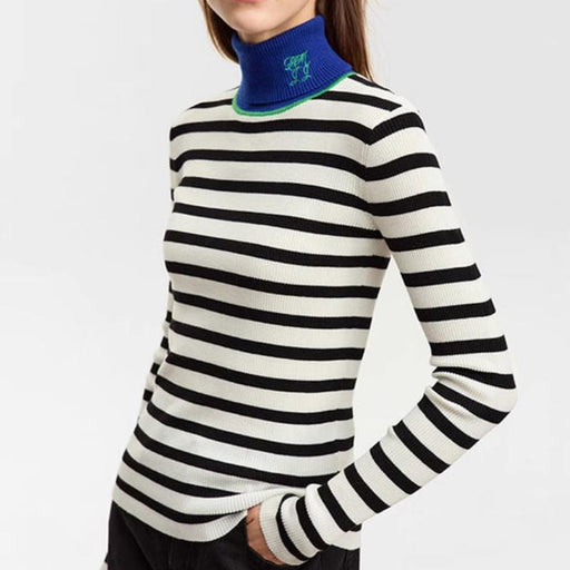 striped turtleneck sweater - MRSLM