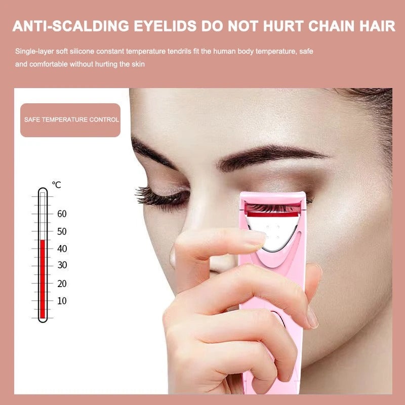 portable electric heated eyelash curler, view 5 - MRSLM
