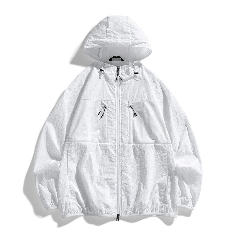 men's loose ice silk coat, view 6 - MRSLM