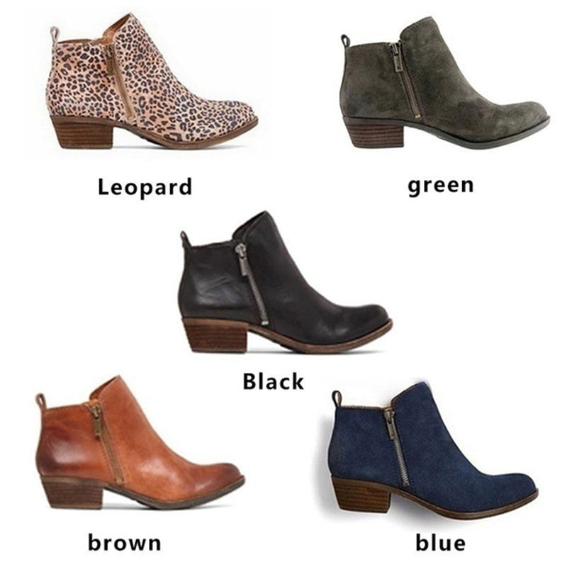 Chunky heel plus-size shoes, view 4 - MRSLM