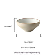creative deep bowl for ramen and dumplings, view 8 - MRSLM