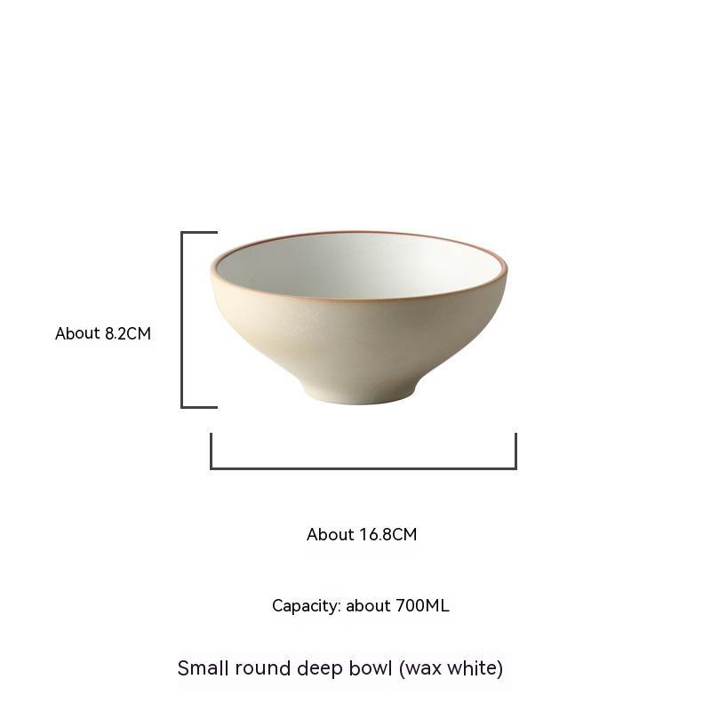 creative deep bowl for ramen and dumplings, view 8 - MRSLM
