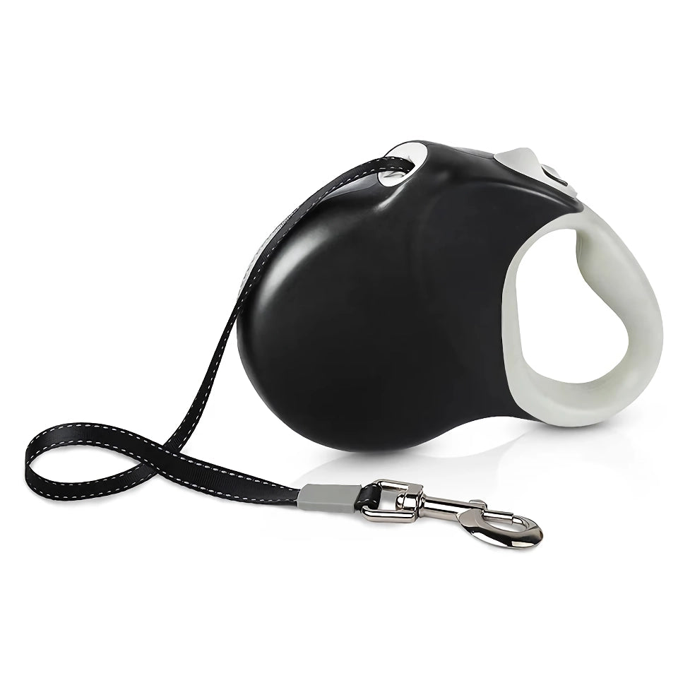 Heavy Duty Retractable Dog Leash with Reflective Anti-Slip Handle - 8m/26ft No Tangle Pet Lead for Medium and Large Dogs