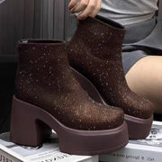 women's platform booties - MRSLM