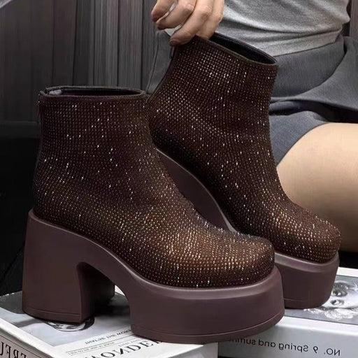 women's platform booties - MRSLM