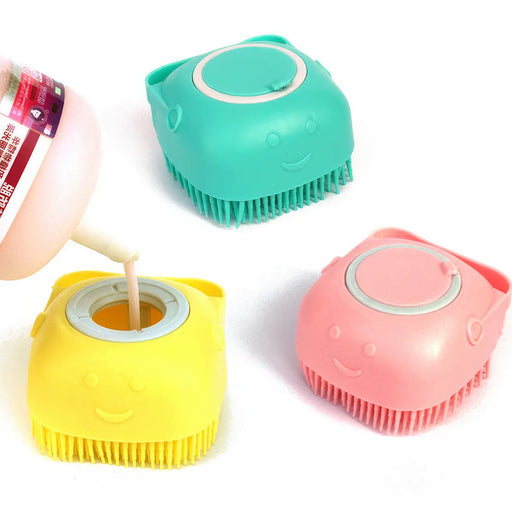 silicone pet bath brush - MRSLM
