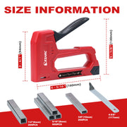 light duty staple gun kit with 1000 staples, view 7 - MRSLM