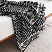 soft knit nordic blanket, view 3 - MRSLM