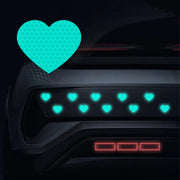reflective heart-shaped stickers, view 14 - MRSLM