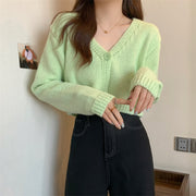 women's short knitted cotton cardigan, view 9 - MRSLM