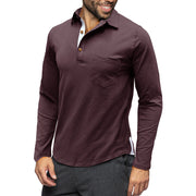 retro lapel long-sleeved top, view 13 - MRSLM