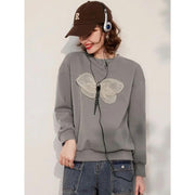 women's 3d dragonfly sweatshirt, view 5 - MRSLM