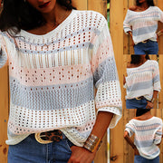 women loose casual sweater, view 5 - MRSLM