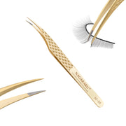 eyelash extension tweezers, view 4 - MRSLM