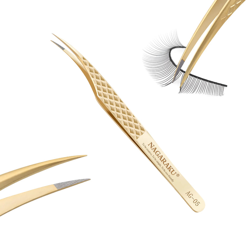 eyelash extension tweezers, view 4 - MRSLM