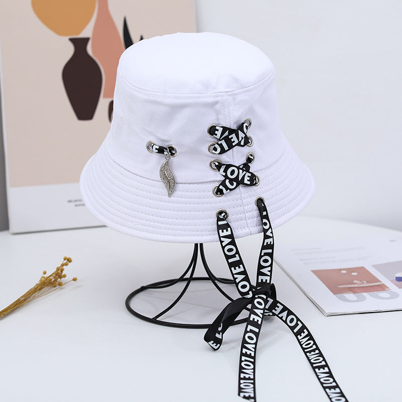reversible cotton bucket hat, view 3 - MRSLM