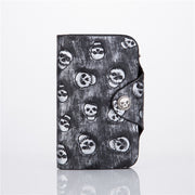 punk skull clutch wallet, view 6 - MRSLM