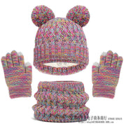 Kids' hat scarf gloves set, view 18 - MRSLM