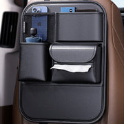 leather car storage organizer, view 2 - MRSLM