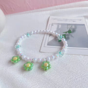pearl flower pet collar - MRSLM