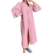 women's cotton linen cardigan, view 4 - MRSLM