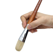 7-piece long handled bristle paint brush set, view 5 - MRSLM