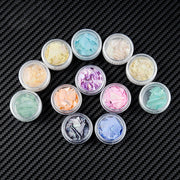 glitter abalone shell nail art decorations, view 6 - MRSLM