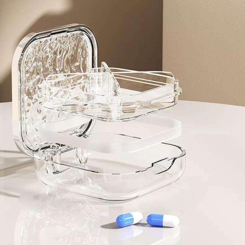 travel mini portable pill box, view 10 - MRSLM
