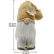 Handmade faceless gnome Christmas ornament, view 5 - MRSLM
