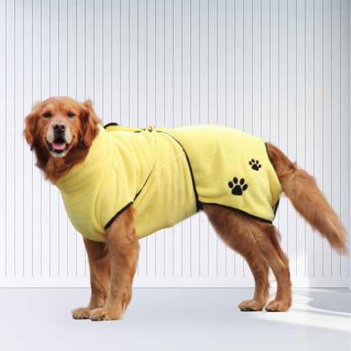 Pet coral fleece bathrobe - MRSLM
