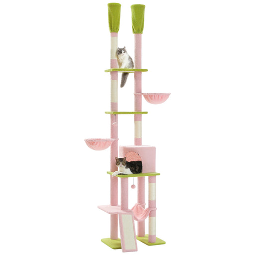 cactus cat tower adjustable cat tree, view 2 - MRSLM