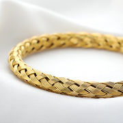 Woven charm bracelet, view 6 - MRSLM