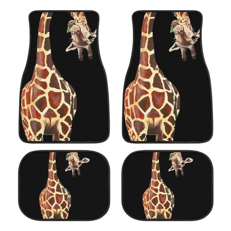 giraffe print car floor mats, view 7 - MRSLM