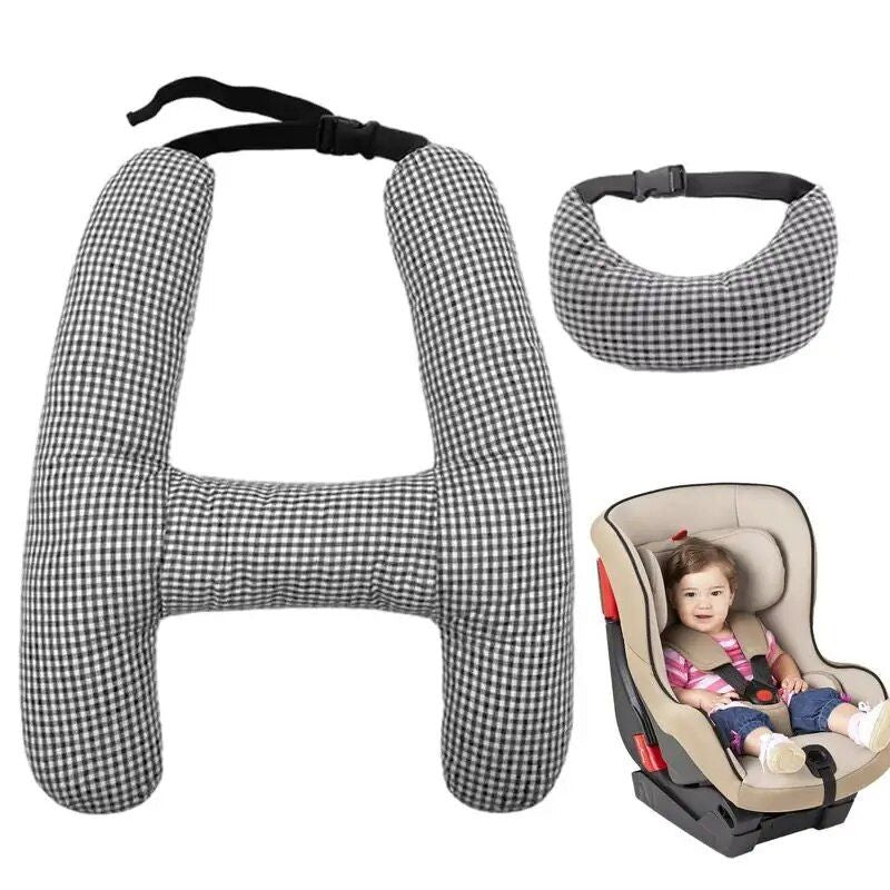 h-shape car seat neck support pillow, view 11 - MRSLM