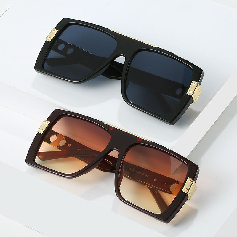 Gradient lens square sunglasses, view 10 - MRSLM