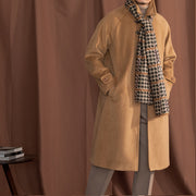 thick warm baggy lapel coat - MRSLM