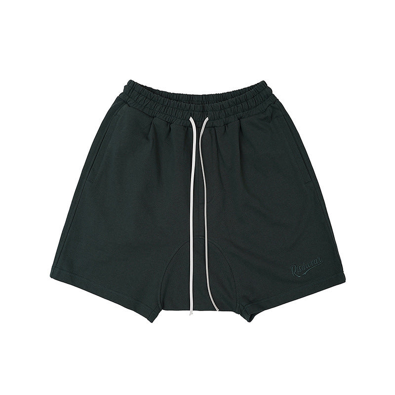 men's loose cotton street shorts, view 8 - MRSLM