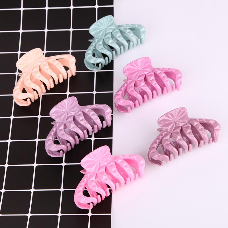 large 9cm resin candy color hair clip - MRSLM