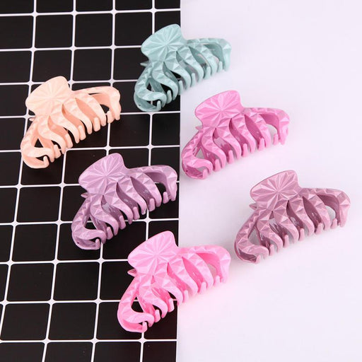 large 9cm resin candy color hair clip - MRSLM