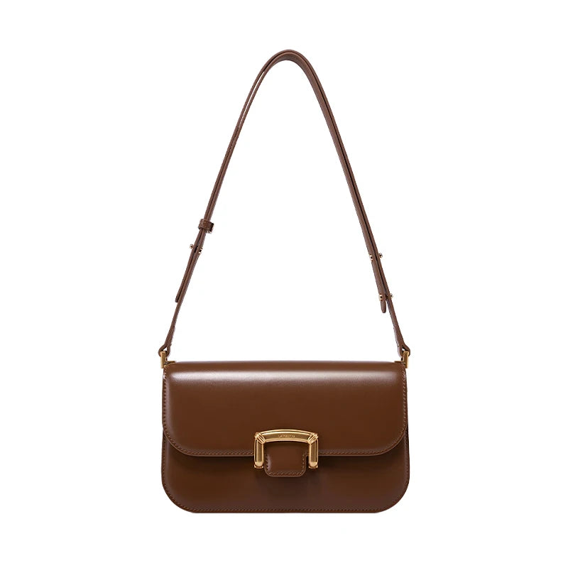 women's split leather crossbody shoulder bag, view 4 - MRSLM