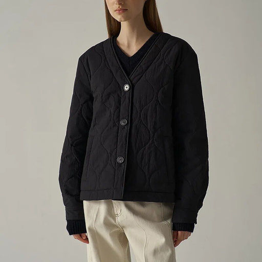 casual streetwear quilted jacket, view 2 - MRSLM